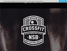 Tablet Screenshot of crossfitnsb.com